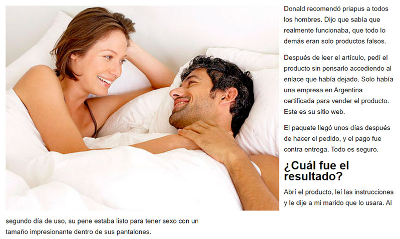 Priapus crema como se usa